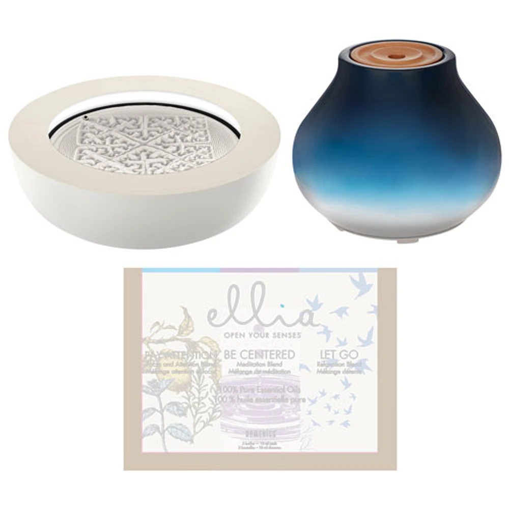 HoMedics Mindfulness Bundle - 16" Kinetic Sand Table, Cordless Aroma Diffuser, & Essential Oils 3-Pack