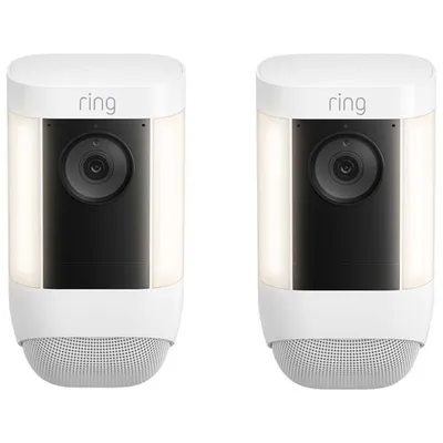 Ring Spotlight Cam Pro Outdoor 1080p IP Camera - Pack