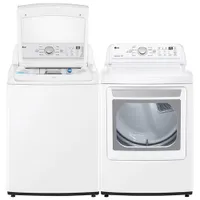 LG Cu. Ft. High Efficiency Top Load Washer & Dryer