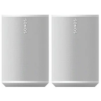 Sonos Era 100 Multi-Room Speaker - 2 Pack - White