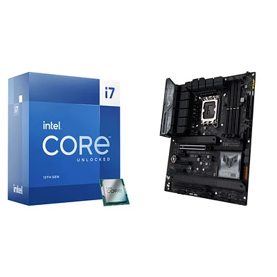 Intel Core i7-13700K Processor with ASUS TUF Gaming Z790-Plus WiFi ATX LGA 1700 DDR5 Motherboard