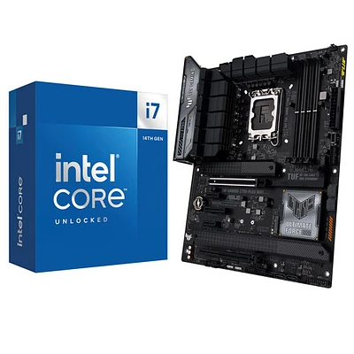 Intel Core i7-14700K Processor & ASUS TUF Gaming Z790-Plus WiFi ATX LGA 1700 DDR5 Motherboard