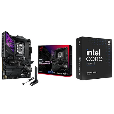 ASUS ROG Gaming Wi-Fi LGA 1851 ATX DDR5 Intel Motherboard w/ Intel Core Ultra 5-245K 14-Core 4.6GHz Processor