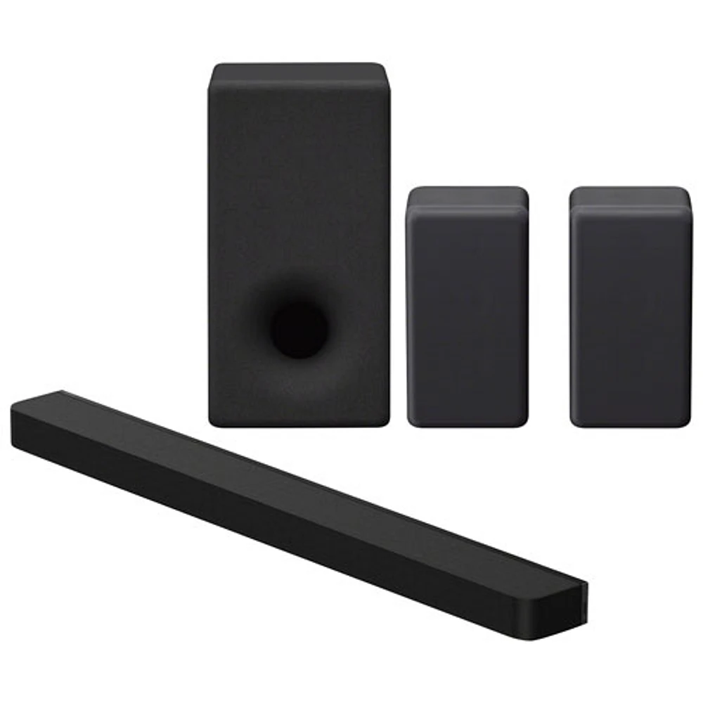 Sony BRAVIA Theatre Bar 8 Sound Bar; 200-Watt Subwoofer & 100-Watts Wireless Bookshelf Speaker - Pair- Black