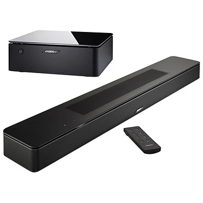 Barre de son intelligente de Bose avec amplificateur - Noir