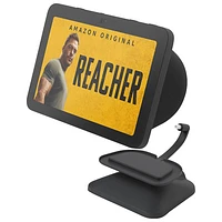 cran intelligent Echo Show 8 (3e génération) d'Amazon avec support ajustable