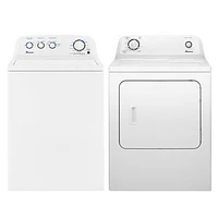 Amana 4.4 Cu. Ft. High Efficiency Top Load Washer & 6.5 Cu. Ft. Electric Dryer - White