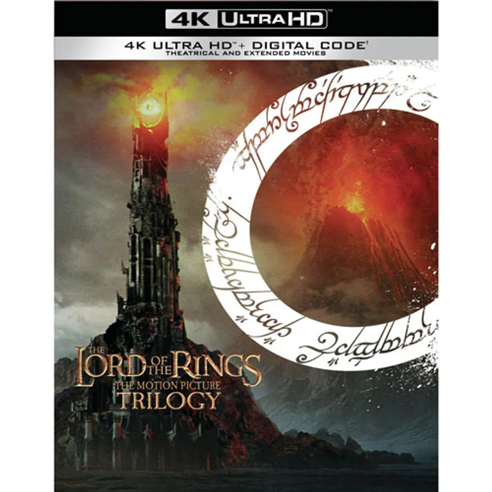 The Lord of the Rings: The Motion Picture Trilogy (anglais) (Ultra HD 4K)
