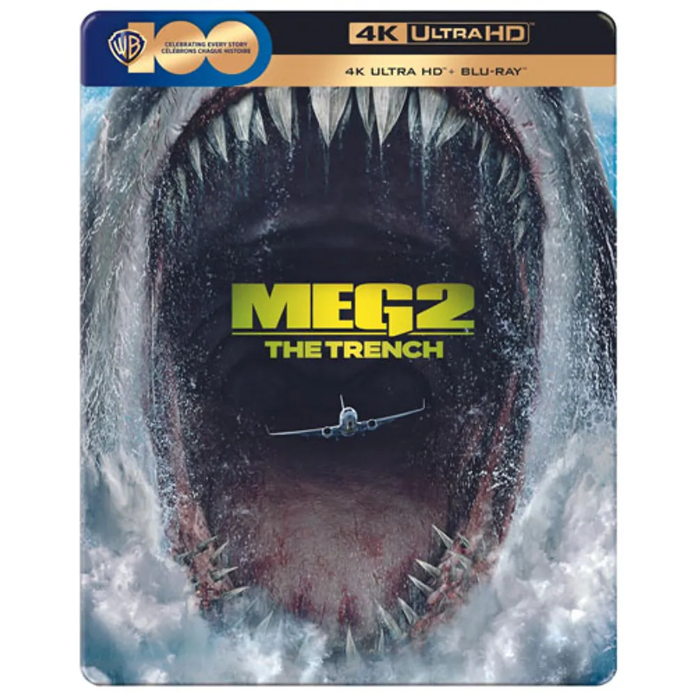 Meg 2: The Trench (Walmart Exclusive) (Steelbook Blu-ray + DVD + Digital  Copy)