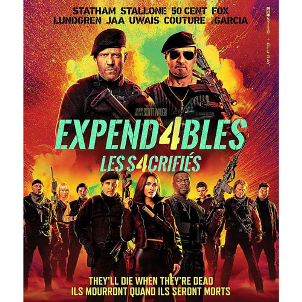 The Expendables 4 (anglais) (Ultra HD 4K) (combo Blu-ray) (2023)