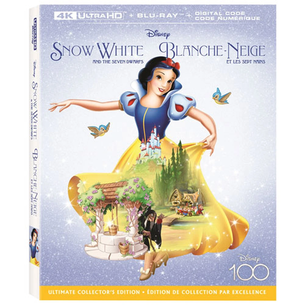 Snow White And The Seven Dwarfs (English) (4K Ultra HD) (Blu-ray Combo) (1937)