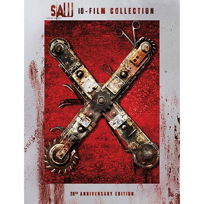 Saw 10-Film Collection (anglais) (édition 20e anniversaire) (combo Blu-ray)