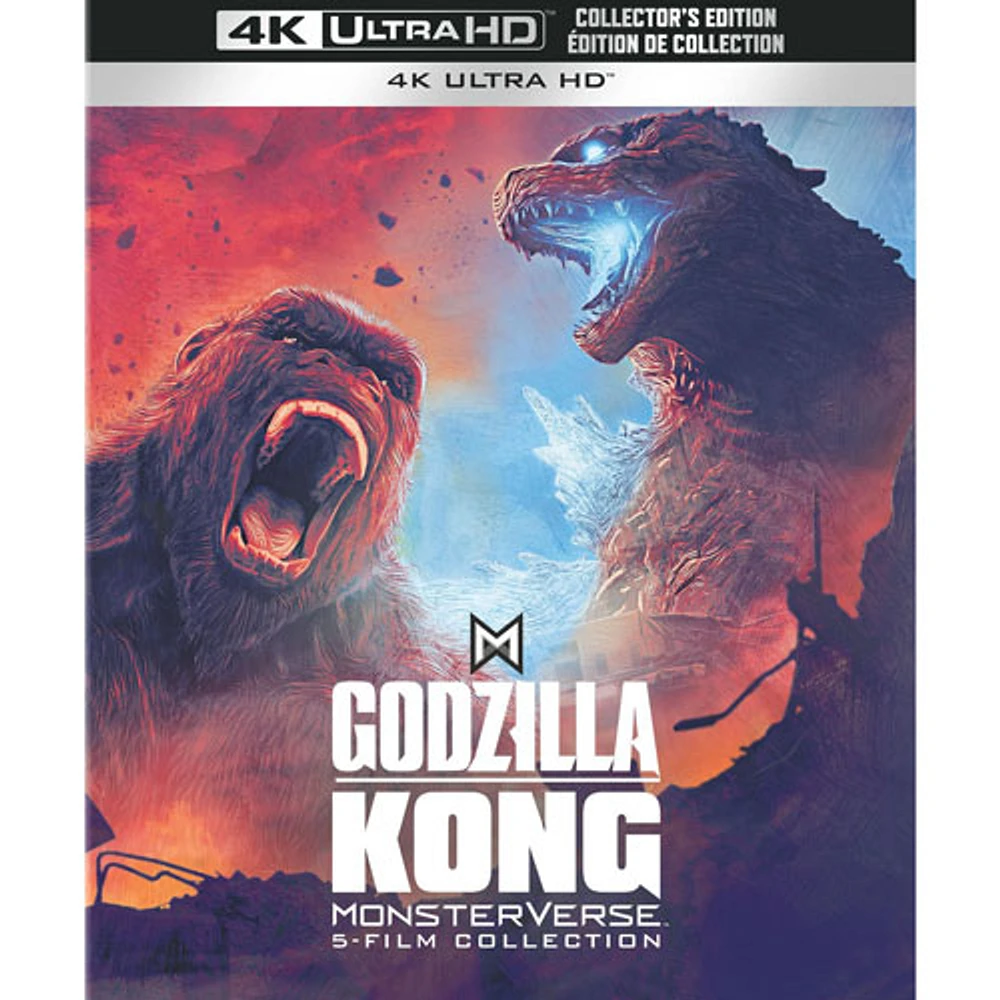 Godzilla x Kong Monsterverse 5-Film Collection (Collector's Edition) (4K Ultra HD)