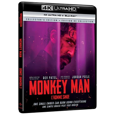 Monkey Man (Collector's Edition) (4K Ultra HD) (Blu-ray Combo)