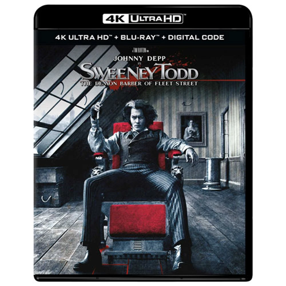 Sweeney Todd: The Demon Barber Of Fleet Street (4K Ultra HD)