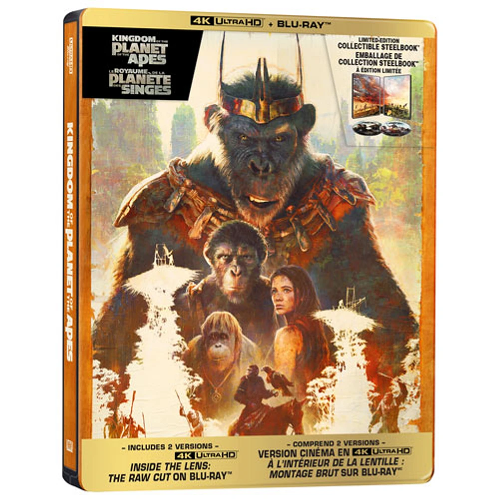 Kingdom Of The Planets Of The Apes (SteelBook) (4K Ultra HD) (Blu-ray Combo)