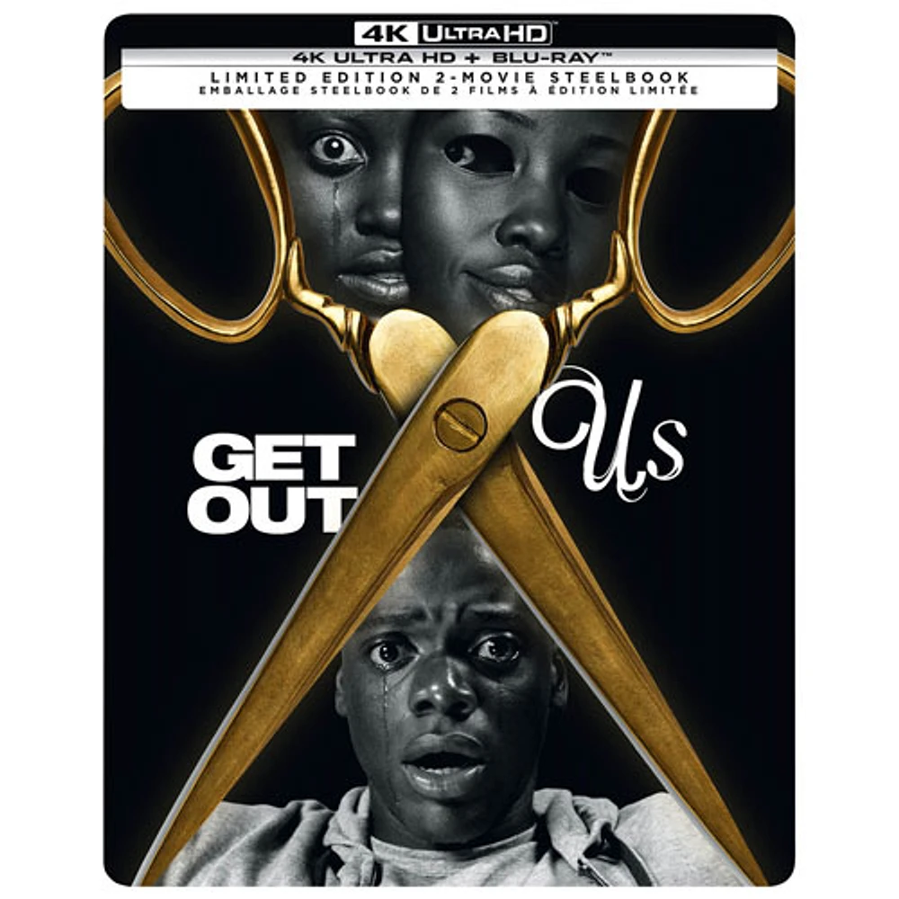 Us / Get Out: 2-Movie Collection (Limited Edition) (SteelBook) (4K Ultra HD) (Blu-ray Combo)