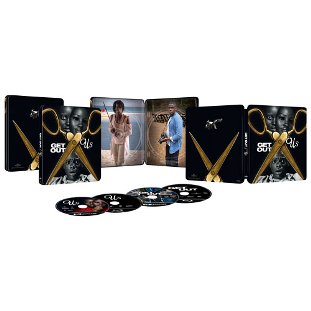 Us / Get Out: 2-Movie Collection (Limited Edition) (SteelBook) (4K Ultra HD) (Blu-ray Combo)