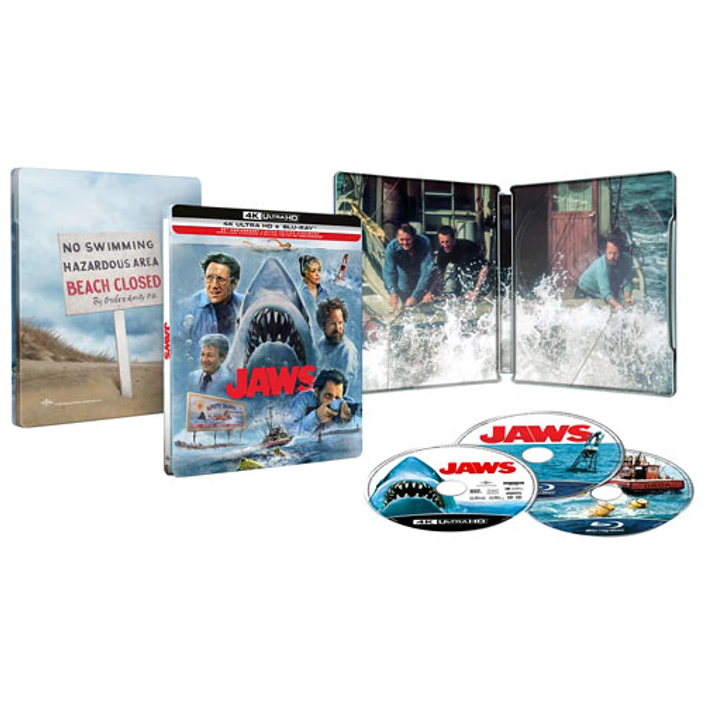 JAWS (50th Annversary Edition) (SteelBook) (Ultra HD 4K) (1975)