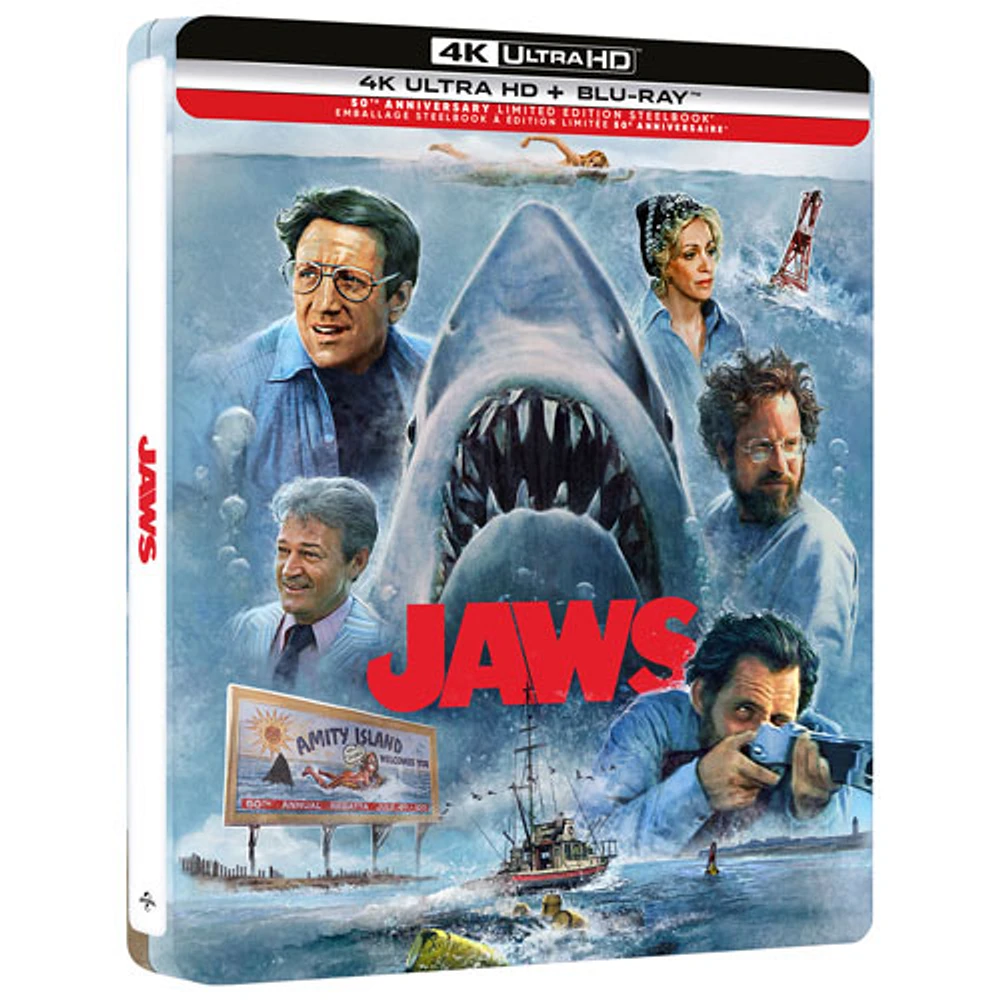 JAWS (50th Annversary Edition) (SteelBook) (Ultra HD 4K) (1975)