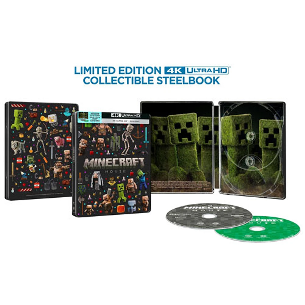 A Minecraft Movie (Steelbook) (Ultra HD 4K) (Blu-ray)