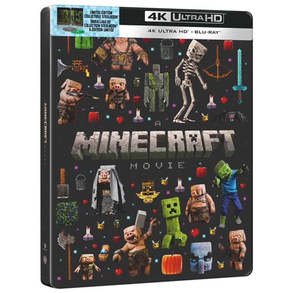 A Minecraft Movie (Steelbook) (Ultra HD 4K) (Blu-ray)