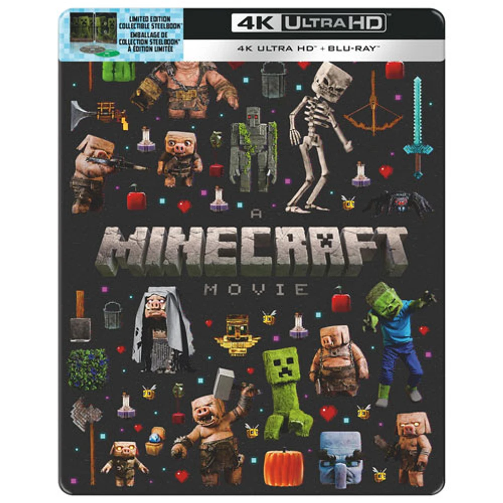 A Minecraft Movie (Steelbook) (Ultra HD 4K) (Blu-ray)