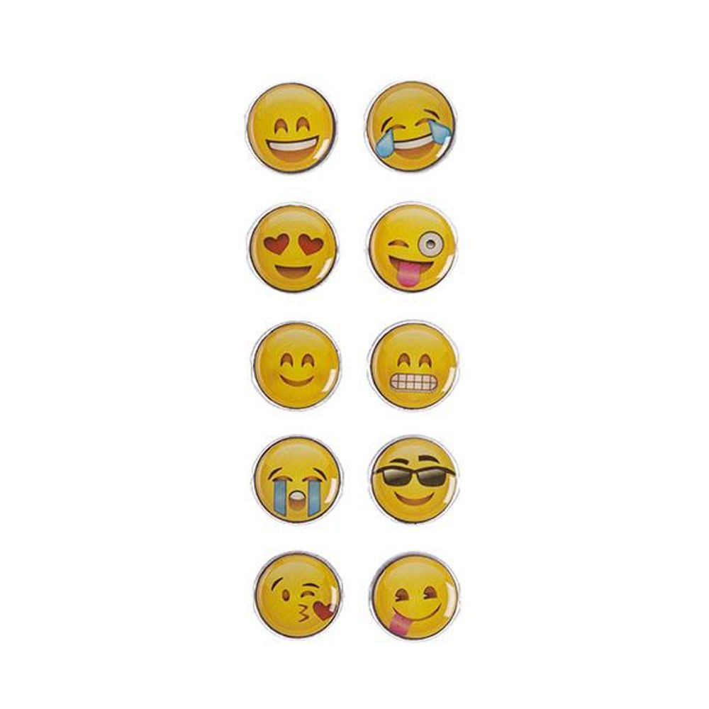 Pack 10 imanes emoji