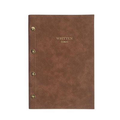 Cuaderno accesorios dorado