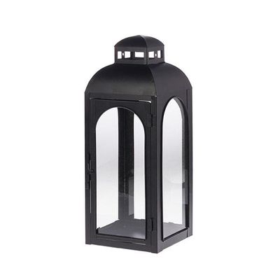 Farol negro metálico