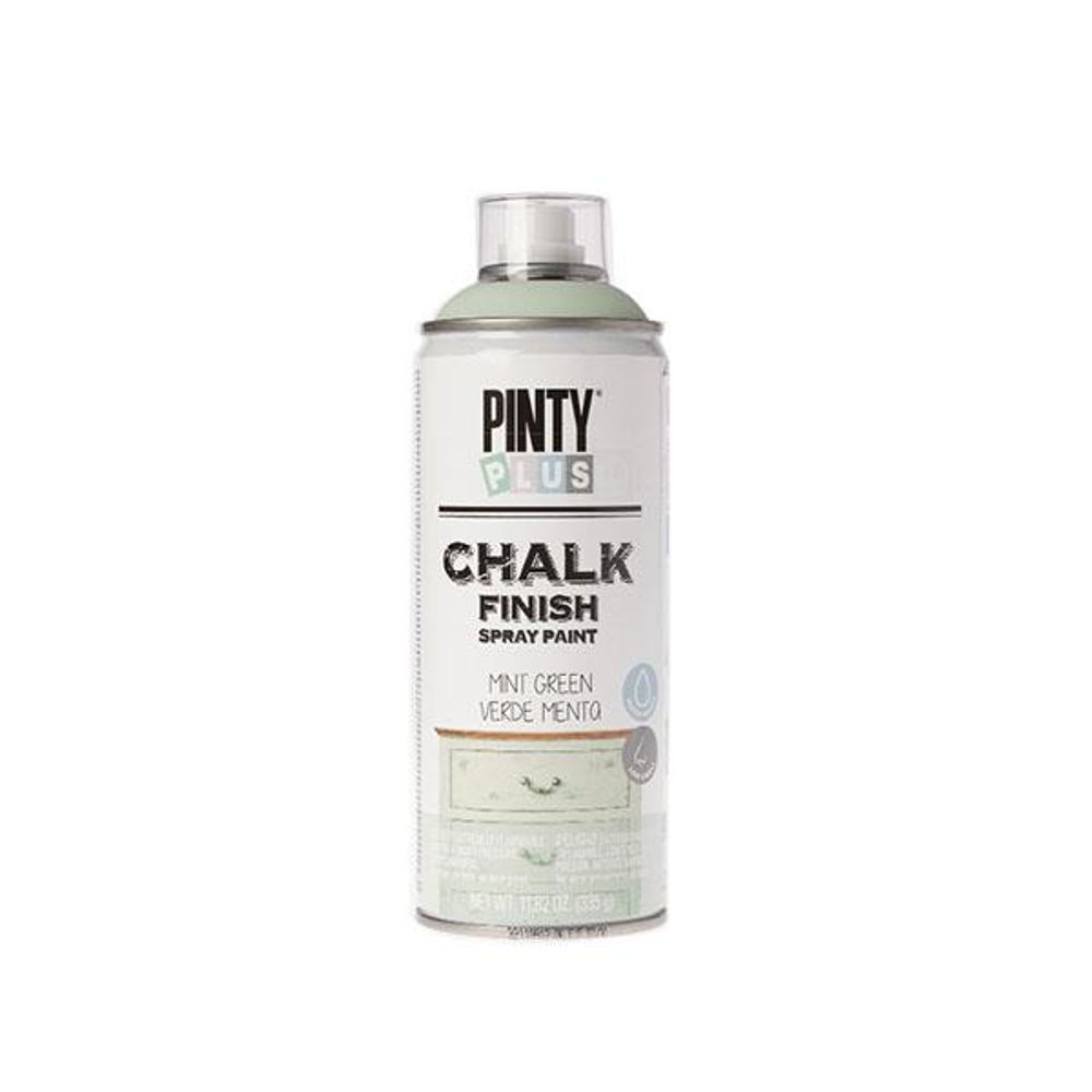 Pintura spray tiza verde menta