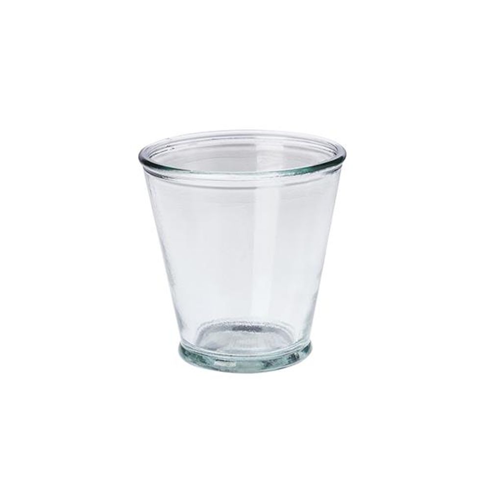 Vaso cónico vidrio reciclado 220 ml