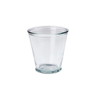 Vaso cónico vidrio reciclado 220 ml