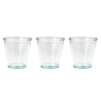 Pack 3 vasos vidrio reciclado