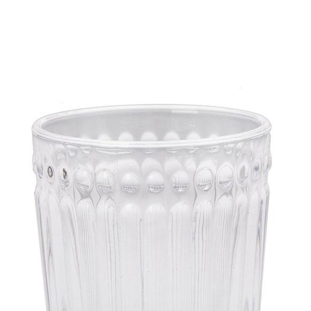 Vaso cristal relieve