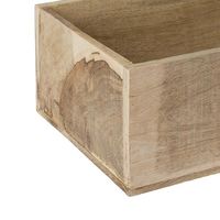 Pack 2 caja de madera teca