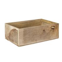 Pack 2 caja de madera teca