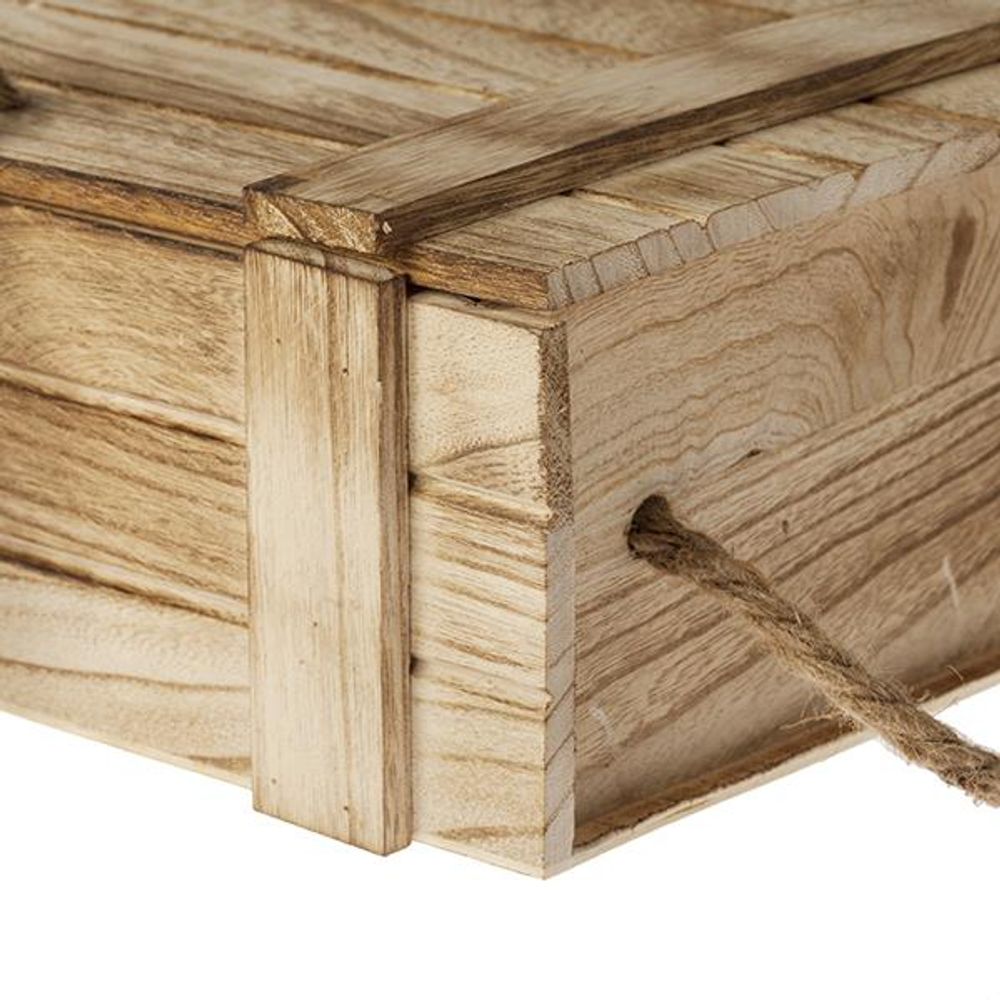 Caja de madera paulownia
