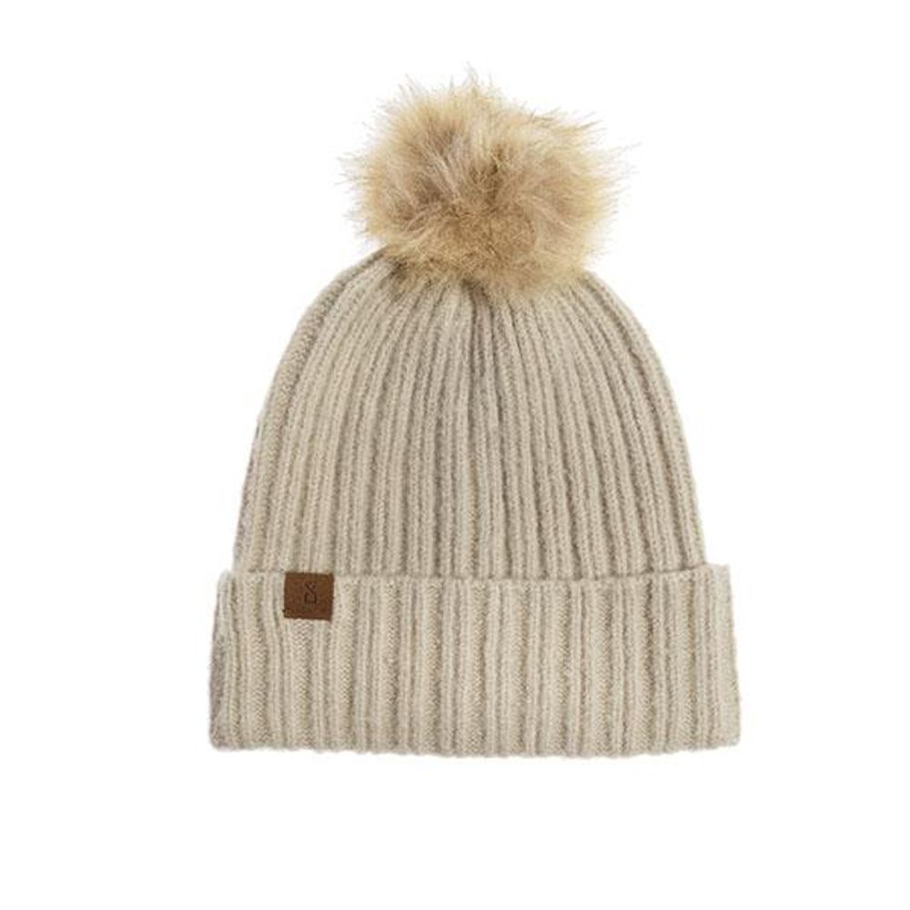 Gorro tricot con pompón