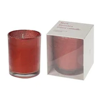 Vaso vela purpurina red berries