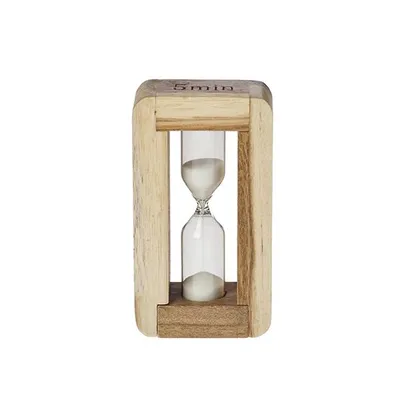 Reloj arena madera
