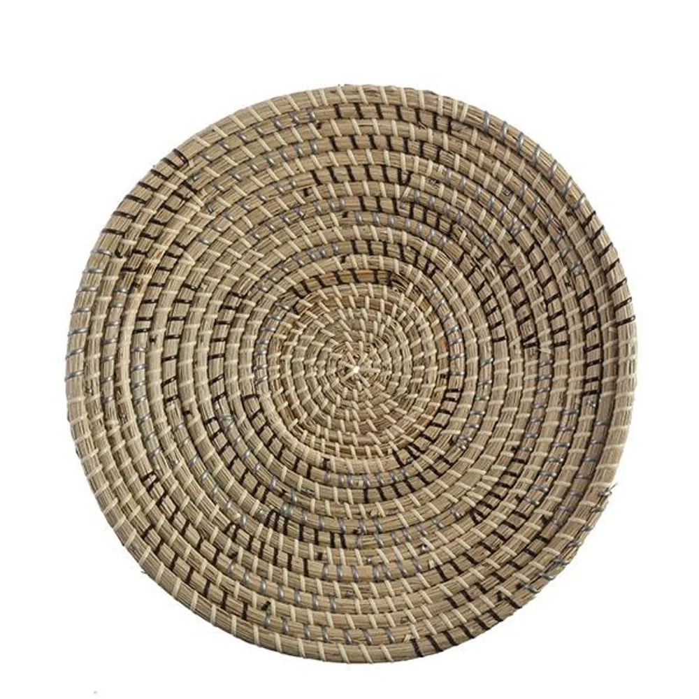 Plato decorativo fibra vegetal