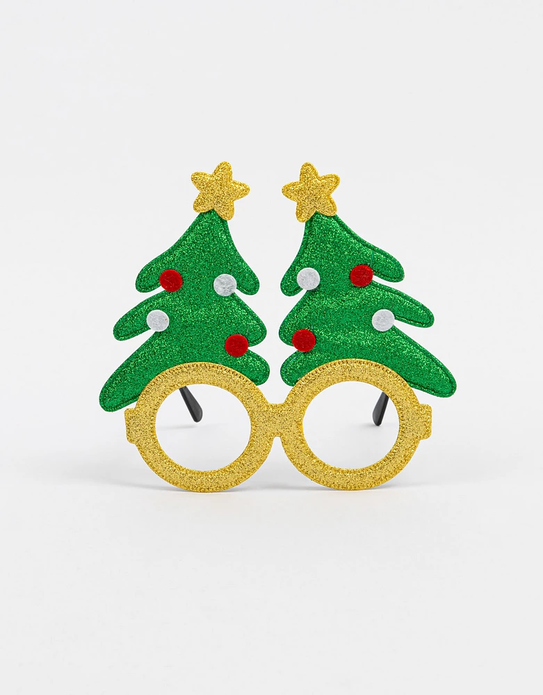 Lentes de arbolito de navidad