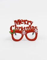 Lentes con frase "merry christmas"