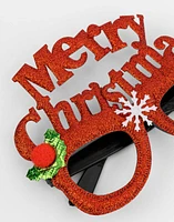 Lentes con frase "merry christmas"