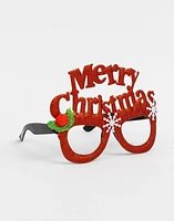 Lentes con frase "merry christmas"