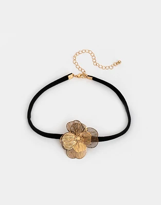 Choker con flor