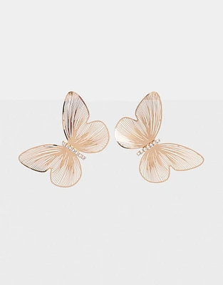 Aretes con mariposas