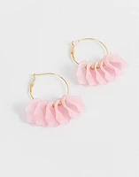 Aretes argollas de resina