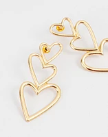 Aretes con corazones